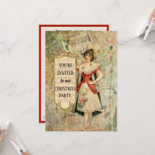 Victoriaans kerstfeestelijke koninklijke muziek kaart