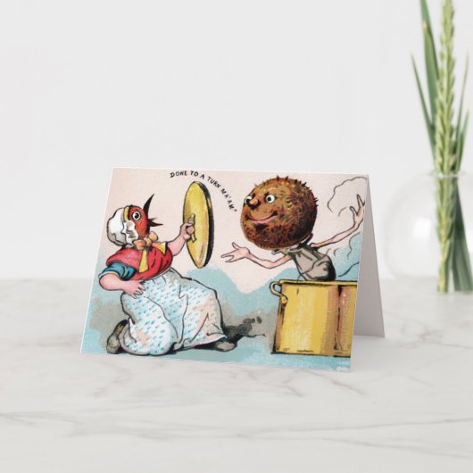  Victoriaans kerstkaart Feestdagen Kaart (Voorkant)