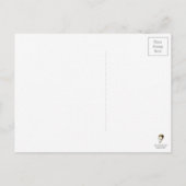 Victoriaans kerstkat en hond briefkaart (Achterkant)