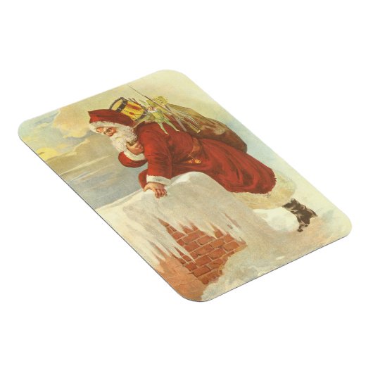 Victoriaans kerstkerstkerstkerstbedekking in Chimn Magneet (Rechterzijde)