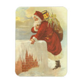 Victoriaans kerstkerstkerstkerstbedekking in Chimn Magneet (Verticaal)