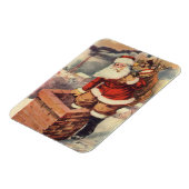 Victoriaans kerstkerstkerstkerstbedekking in Chimn Magneet (Linkerzijde)