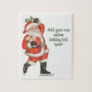 Victoriaans kerstkerstkerstkerstkerstman — ijskela legpuzzel