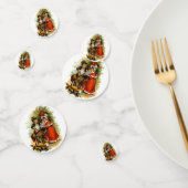 Victoriaans kerstkinderen confetti (Groep)