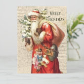  Victoriaans kerstman (Staand voorkant)