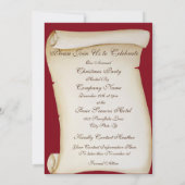 Victoriaans kerstman kaart (Achterkant)