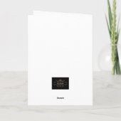 Victoriaans Kerstman - Vrolijk kerstfeest Bedankkaart (Achterkant)