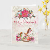 Victoriaans Kerstmis van het Hobbelpaard & van Kaart (Gele Bloem)