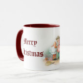 Victoriaans kerstMok Mok (Voorkant links)