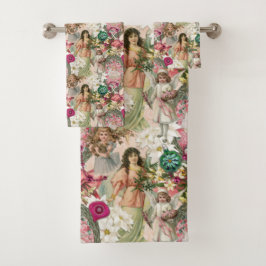 Victoriaans kerstmug     bad handdoek