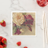 Victoriaans kerstRozen Servet (Insitu)