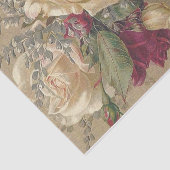 Victoriaans kerstRozen Tissuepapier (Detail)