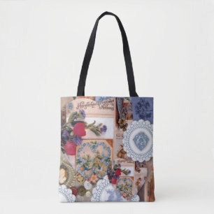 Victoriaans kijkervaring over de Canvas tas Afdruk