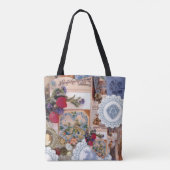 Victoriaans kijkervaring over de Canvas tas Afdruk (Achterkant)