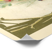 Victoriaans kind, meidenlentesmandje Poster (Hoek)