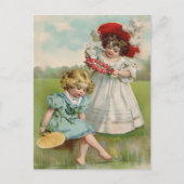 Victoriaans kinderen briefkaart (Voorkant)