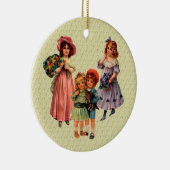 Victoriaans kinderen  kunst keramisch ornament (Rechts)