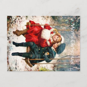  Victoriaans kinderen op Swing Briefkaart