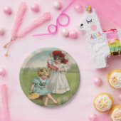Victoriaans kinderen papieren bordje (Feest)