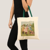 Victoriaans kinderen spelen Blind Man Tote Bag (Voorkant (product))