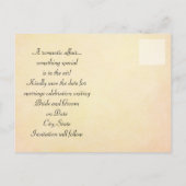 Victoriaans Kittens Trouwen Save the Date Aankondigingskaart (Achterkant)