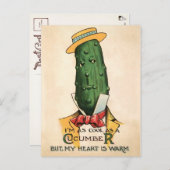 Victoriaans komkommerBriefkaart Briefkaart (Voorkant / Achterkant)