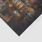 Victoriaans Konijn  Steampunk Decoupage Tissuepapier (Detail)