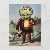 Victoriaans kool hoofd Briefkaart (Voorkant)