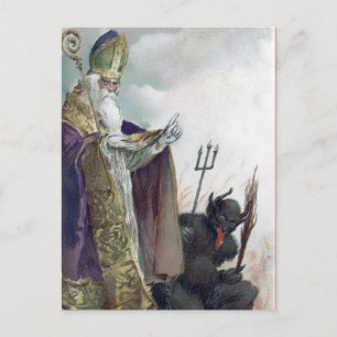  Victoriaans Krampus Briefkaart