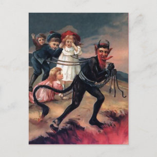 Victoriaans Krampus Briefkaart