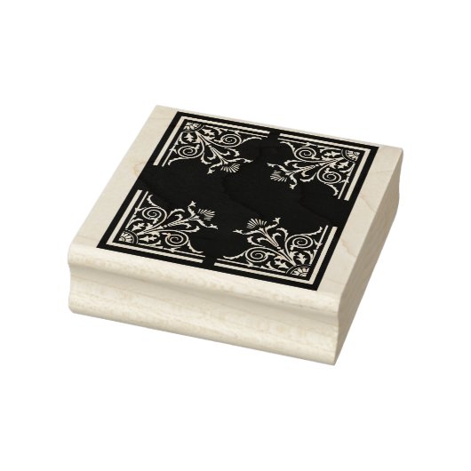 Victoriaans kruisstempel 	rubberstempel (Stempel)