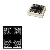 Victoriaans kruisstempel 	rubberstempel (Gestempeld)