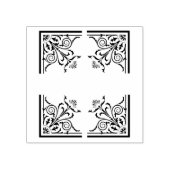 Victoriaans kruisstempel rubberstempel (Afrduk)