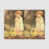 Victoriaans kudde met vogels tissuepapier (Voorkant)