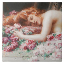 Victoriaans kunst Keramische Tegel Tegeltje