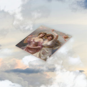 Victoriaans kunst Keramische Tegel Tegeltje