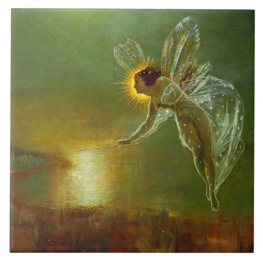 Victoriaans kunst Keramische Tegel Tegeltje (Voorkant)