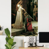 Victoriaans kunst met hoge resolutie afdrukken "de poster (Thuiskantoor)