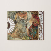  Victoriaans Kunst Nieuw bij Alphonse Mucha Legpuzzel (Horizontaal)