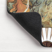  Victoriaans Kunst Nieuw bij Alphonse Mucha Muismat (Hoek)