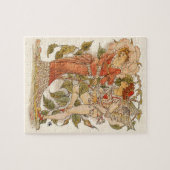  Victoriaans Kunst, Roos van Walter Crane Legpuzzel (Horizontaal)