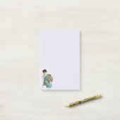  Victoriaans kunstenaar Lady Painter Palette Post-it® Notes (Op bureau)