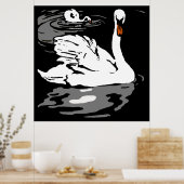 Victoriaans kweekvijvers van bosbessen poster (Keuken)