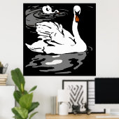 Victoriaans kweekvijvers van bosbessen poster (Thuiskantoor)