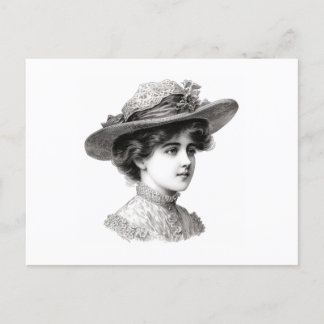 Victoriaans Lady Briefkaart