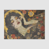 VICTORIAANS  LADY DECOUPAGE TISSUEPAPIER (Voorkant)