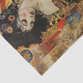 VICTORIAANS  LADY DECOUPAGE TISSUEPAPIER (Detail)