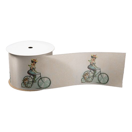  Victoriaans Lady Dog-fiets Lint (Spoel)