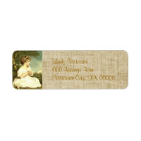 Victoriaans Lady Garden Return-adreslabels