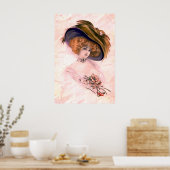 Victoriaans Lady_GC-Poster Poster (Keuken)